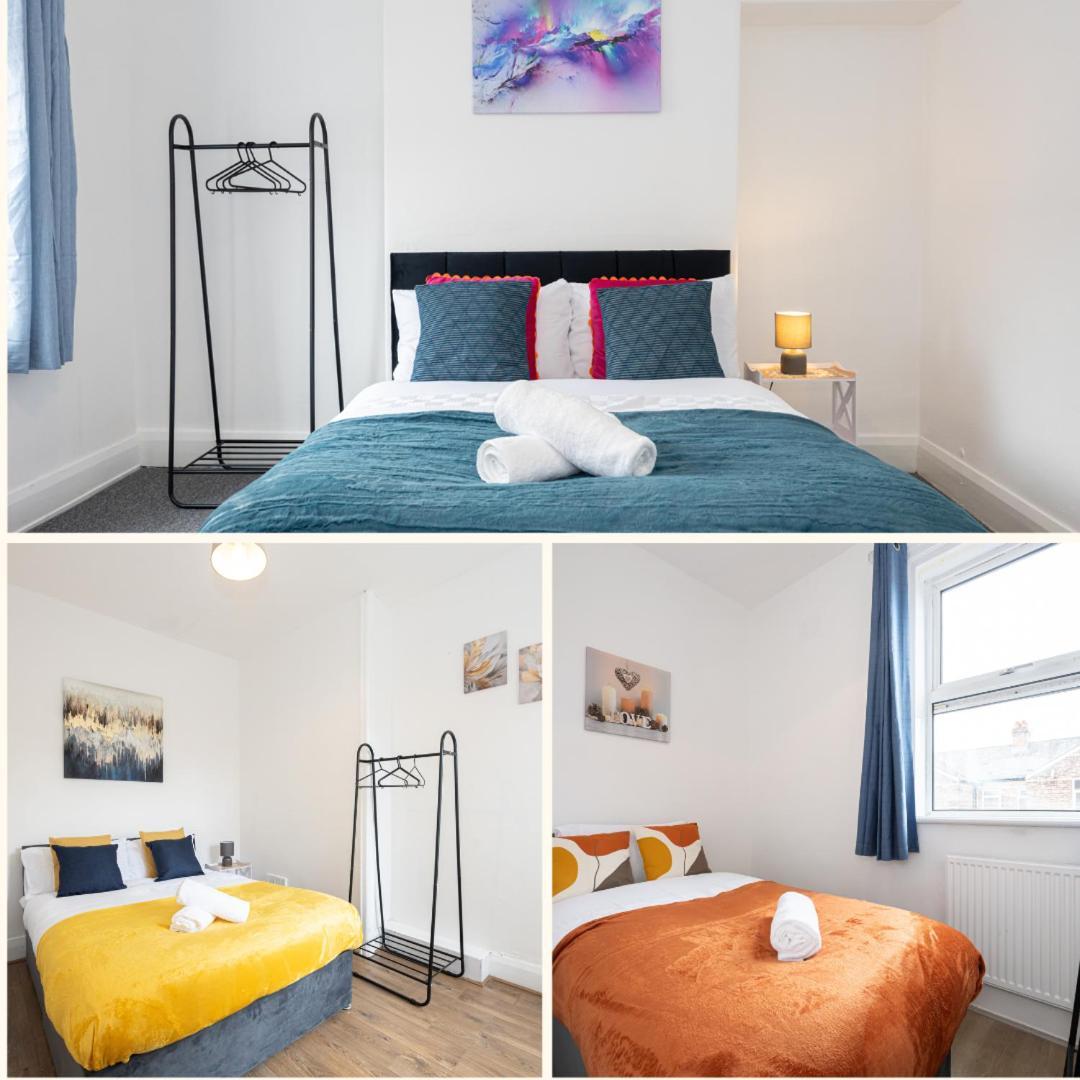 מנצ'סטר Bright & Modern 3 Bedroom Old Trafford Home מראה חיצוני תמונה